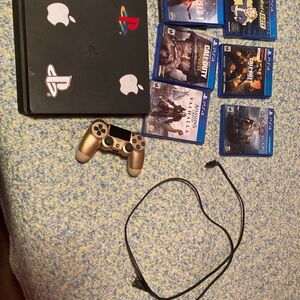 Sony Black and Gold PlayStation 4 Console Bundle